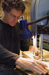 Dave on the band saw